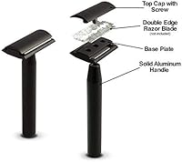 Standard Razors Aluminum Double Edge Safety Razor - Deep Black — image 3