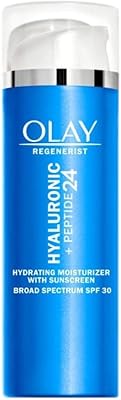 Olay Regenerist Hyaluronic + Peptide 24 Face Moisturizer SPF 30, 1.7oz