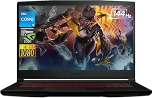 MSI Thin Gaming Laptop 15.6″ FHD 144Hz, Intel Core i5-12450H, 8GB RAM, 1TB SSD, RTX 2050 Review