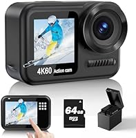 DuaFcoh 4K60FPS WiFi Action Camera 64MP — image 1
