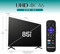 Hisense 85-Inch Class A6 Series 4K UHD Smart Roku TV — image 2