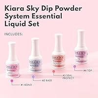 Kiara Sky Dip Manicure Liquid Essentials Kit (Steps 1-4) 0.5 fl oz — image 4