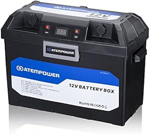 ATEM POWER RV Battery Box 12V