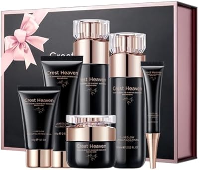 LuxeGlow 6-Piece Facial Kit for Radiant Skin Care