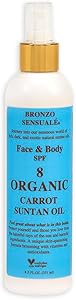 Bronzo Sensuale SPF 8 Sunscreen Carrot Oil 8.5oz Review
