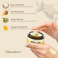 Blooskim Beef Tallow Face Moisturizer 4oz — image 3