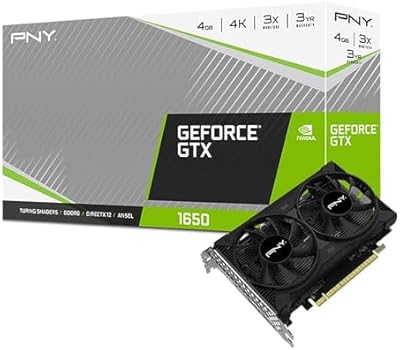 PNY GeForce GTX 1650 4GB GDDR6 Graphics Card