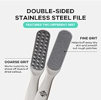 Dermasuri Callus Remover Foot Scrub with Foot Rasp File — image 3