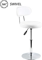 FURWOO White PU Leather Swivel Salon Chair — image 4