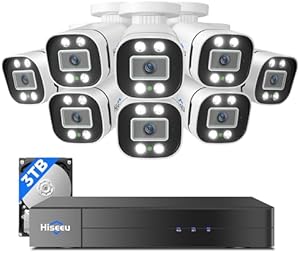 Hiseeu 5MP Wired Security Camera System 8CH with 3TB HDD Review