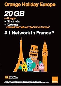 Orange Holiday Europe 20GB Data SIM Card Review