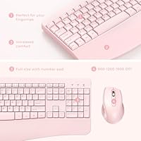 PEIOUS Wireless Ergonomic Keyboard and Mouse Combo — image 6
