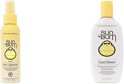 Sun Bum Blonde Formula Hair Lightener & Cool Down Aloe Vera Lotion Set