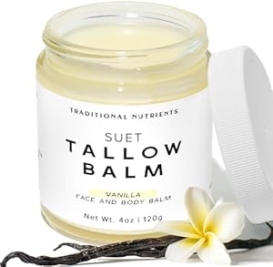Traditional Nutrients Suet Beef Tallow + Raw Honey Balm 4oz Review