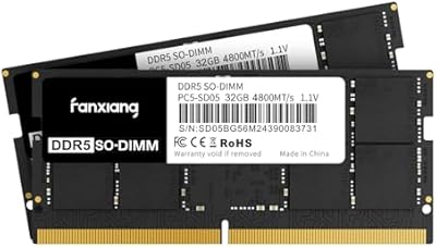 Fanxiang 64GB DDR5 4800MHz SODIMM RAM Kit (2 x 32GB)