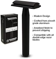 Standard Razors Aluminum Double Edge Safety Razor - Deep Black — image 5