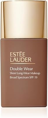 Estée Lauder Double Wear Sheer Matte Foundation SPF 19, 1.0 Fl Oz - 7N1 Deep Amber