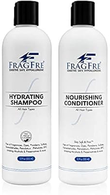 FRAGFRE Hydrating Shampoo and Nourishing Conditioner 12oz 2-Pack
