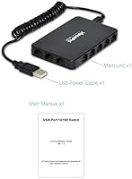 XtremPro 8-Port USB Powered Ethernet Switch Hub — image 4