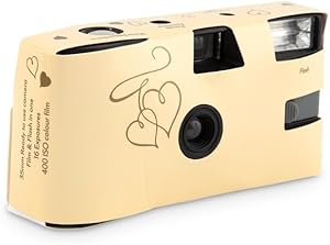 Weddingstar Disposable Camera with Flash - Gold Enchanted Hearts Review