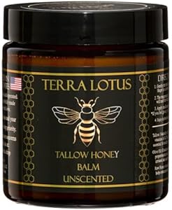 Terra Lotus Organic Grass-Fed Beef Tallow Balm with Raw Honey 4oz Unscented Review