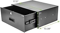 NavePoint 19 Inch Rack Mount DJ Locking Drawer 4U — image 3
