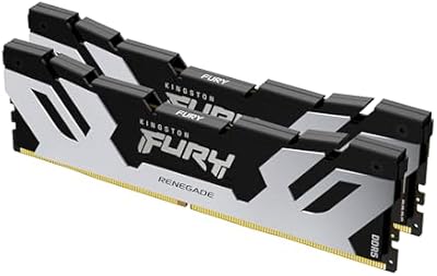 Kingston FURY Renegade Silver 32GB (2x16GB) 6400MT/s DDR5 Desktop Memory Kit