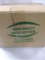 afrimports African Shea Butter 100% Organic, White 25 lbs — image 1