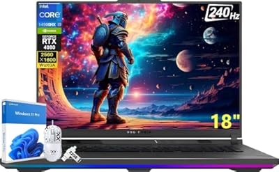 ASUS ROG Strix G18 Gaming Laptop, Intel i9-14900HX, 32GB RAM, 2TB SSD, NVIDIA GeForce RTX 4080