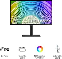 SAMSUNG 24-inch QHD Monitor S60A — image 2