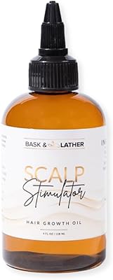 Bask & Lather Scalp Stimulator Hair Growth Oil 4 Fl Oz