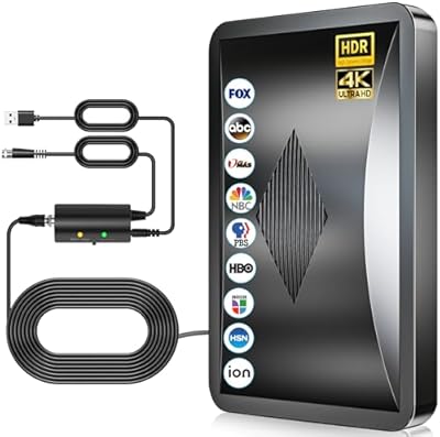 Qellaff 2025 Upgraded Digital Antenna for Smart TV