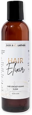 BASK & LATHER Elixir Hair Strengthening Oil 4oz
