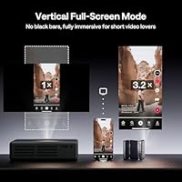 Aurzen ZIP Tri-Fold Mini Projector — image 5