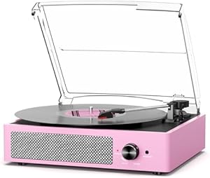 FEKTIK Vintage Vinyl Record Player M49Pink Review