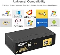 CKL 2x2 KVM Switch Dual Monitor HDMI 2.0 4K 60Hz — image 6