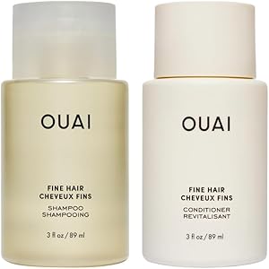 OUAI Fine Hair Shampoo & Conditioner Set, Travel Size - 3 Oz Review