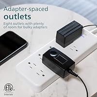 Philips EZFit 8-Outlet Surge Protector Power Strip — image 3