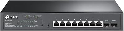 TP-Link TL-SG2210MP Jetstream 10-Port Gigabit Smart Managed PoE Switch