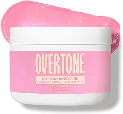 Overtone Cotton Candy Pink Semi-Permanent Hair Dye Conditioner 8oz