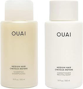 OUAI Medium Shampoo and Conditioner Set 10 Fl Oz Review