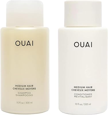 OUAI Medium Shampoo and Conditioner Set 10 Fl Oz