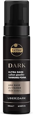 Le Tan Tanning Foam Self Tan Mousse Ultra Dark 6.7oz Dark Ash
