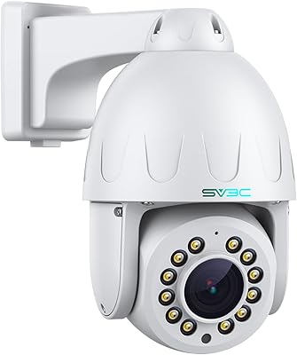 SV3C 5MP 15X Optical Zoom POE PTZ Security Camera