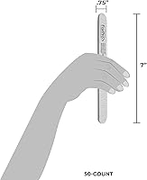 ForPro Professional Collection Zebra Foam Board 100/180 Grit Nail File 50-Count — image 6