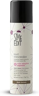 Style Edit Root Concealer Touch Up Spray Dark Brown 2oz