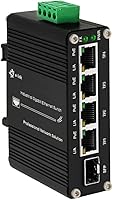 Steloproad Mini Industrial 4-Port Gigabit Ethernet POE+ Switch with SFP — image 1