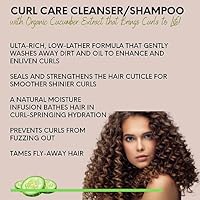 DermOrganic Organic Cucumber Curl Care Shampoo plus Conditioner 17oz — image 3