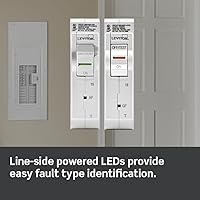 Leviton LSPD2-T Surge Protective Device with 2-20A 1-Pole Breakers — image 4