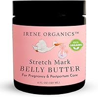 Irene Organics Organic Belly Butter for Pregnancy Stretch Mark Prevention 4oz — image 1